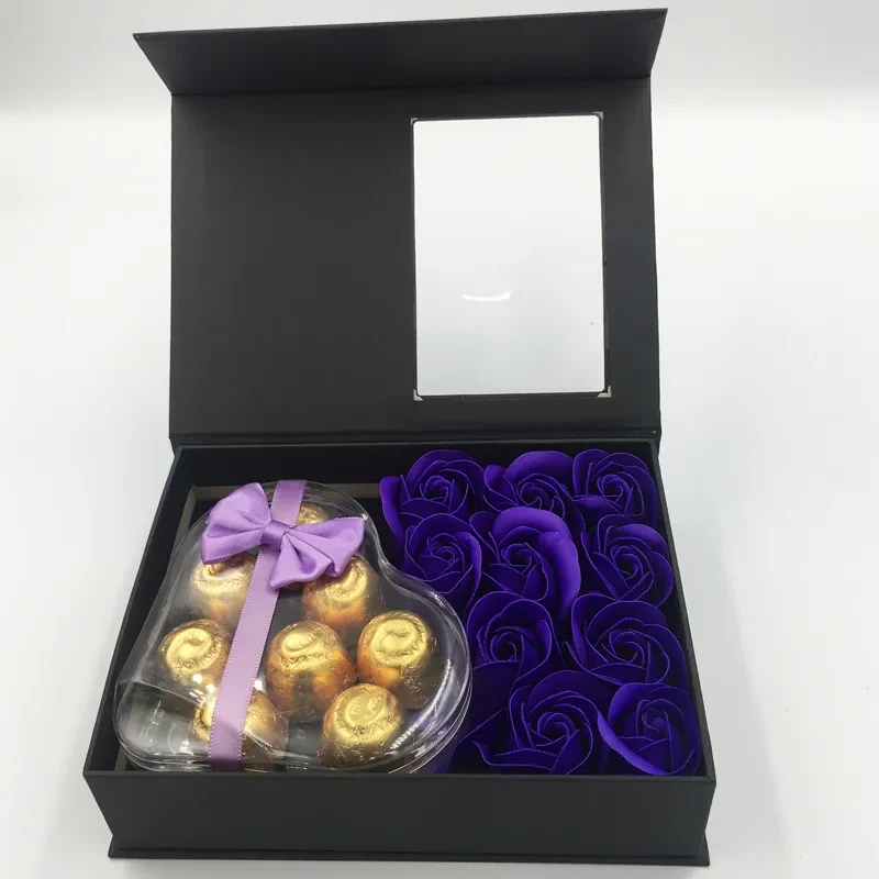 wiśnie w likierze flower box fioletowy