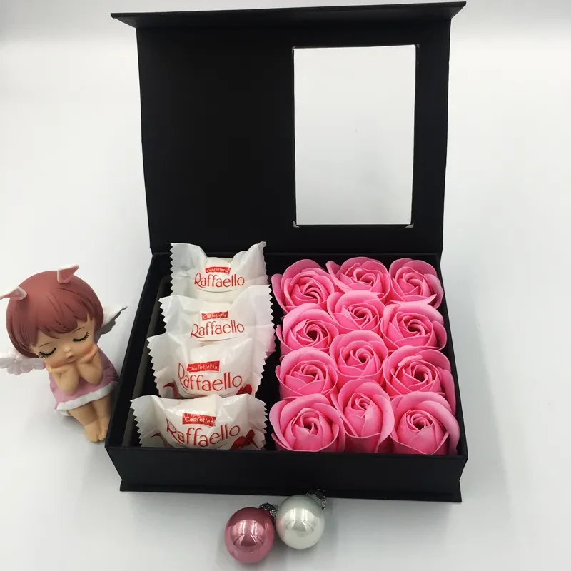 raffaello flower box różowy love forever