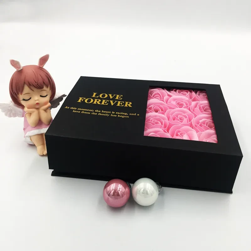 raffaello flower box różowy love forever