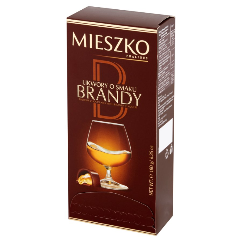 Likwory o smaku brandy 180 g.