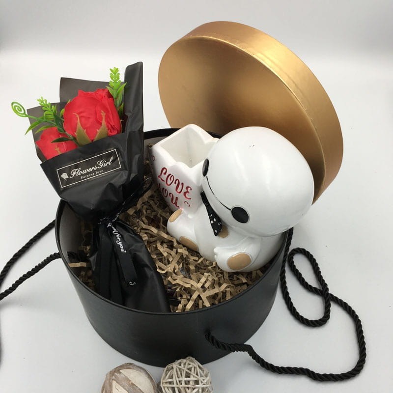 Zestaw walentynkowy dla niego z skarbonką