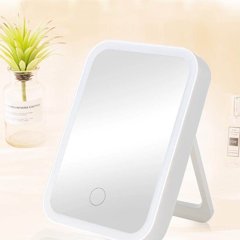 Lusterko kosmetyczne podświetlane do makijażu led