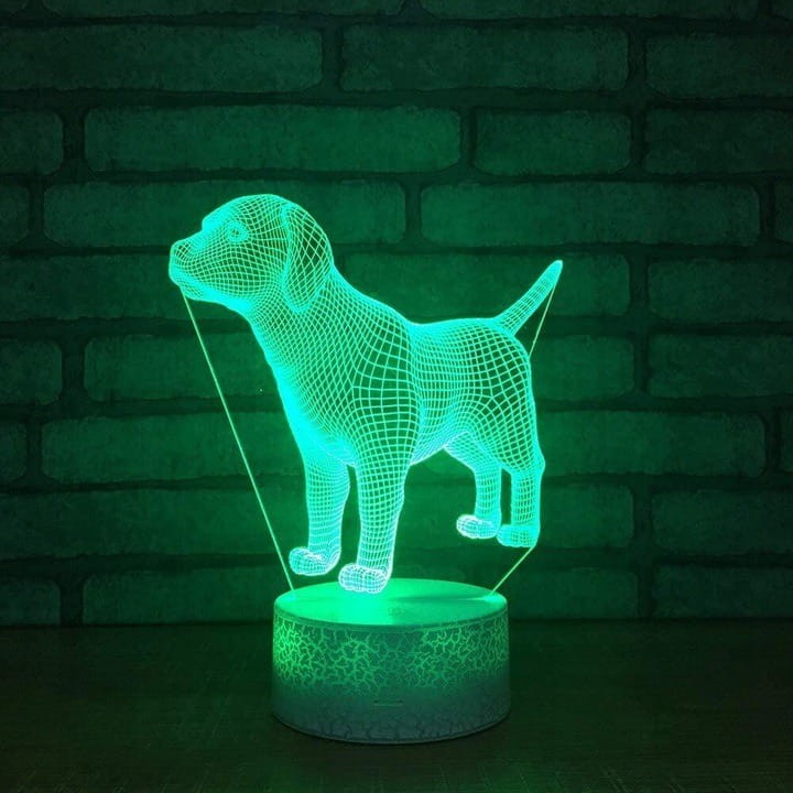 Lampka 3D nocna led usb PIES DOG PIESEK SZCZENIAK