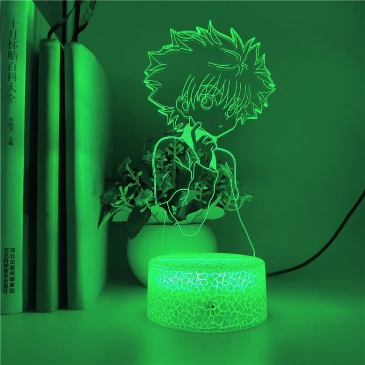 Lampka 3D nocna led HUNTER X ANIME Killua Zoldyck
