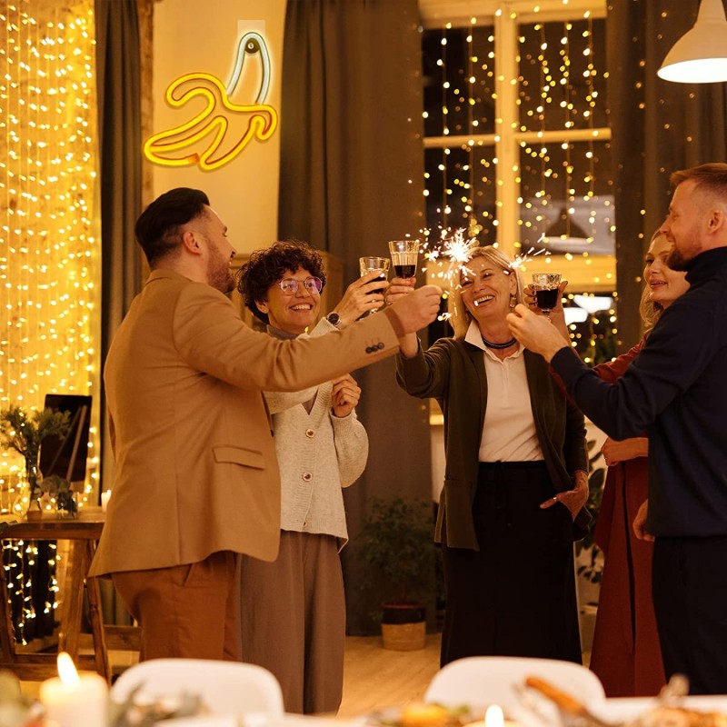 Gotowy Neon led USB na ścianę znak Banan