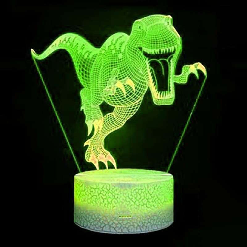 Lampka 3D nocna led usb na prezent Dinozaur T-Rex