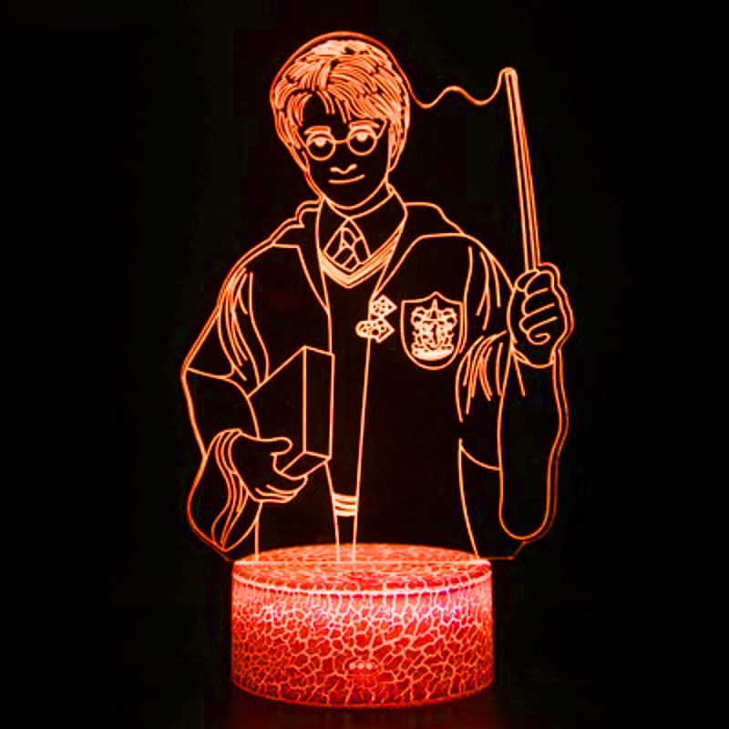 Lampka 3D nocna led usb na prezent HARRY POTTER