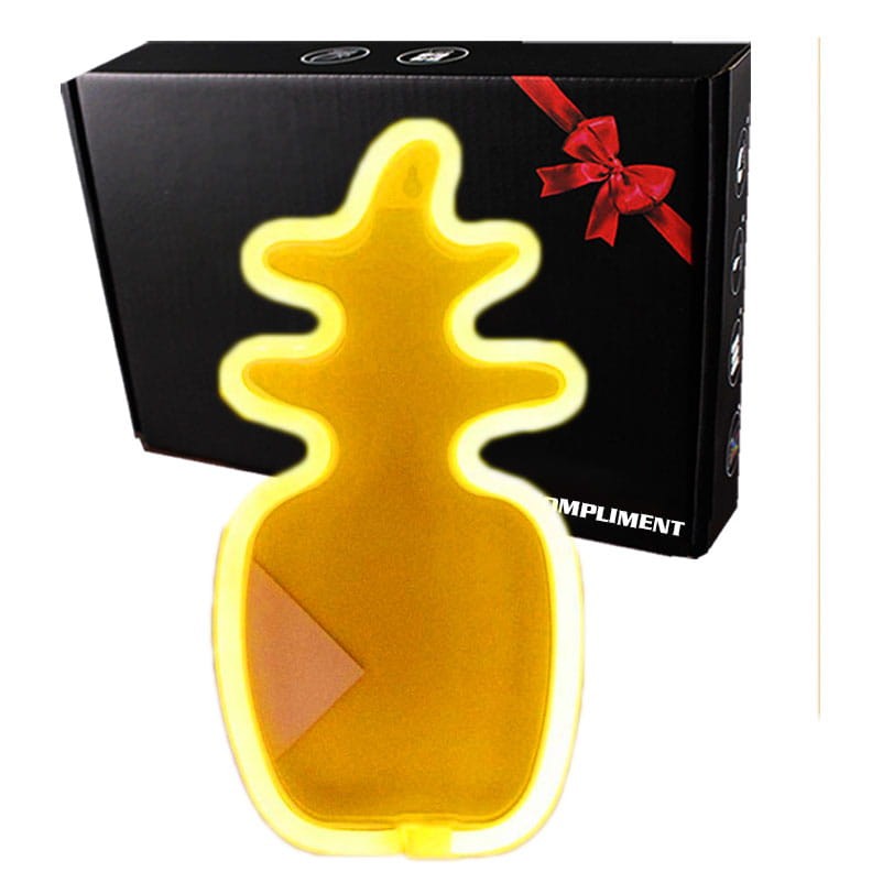 Neon LED z ananasem – wprowadź klimat wakacji!