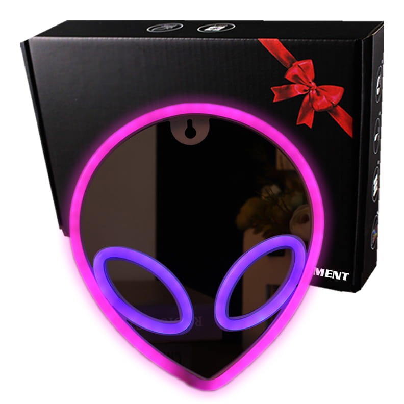 Gotowy Neon led USB na ścianę znak Kosmita