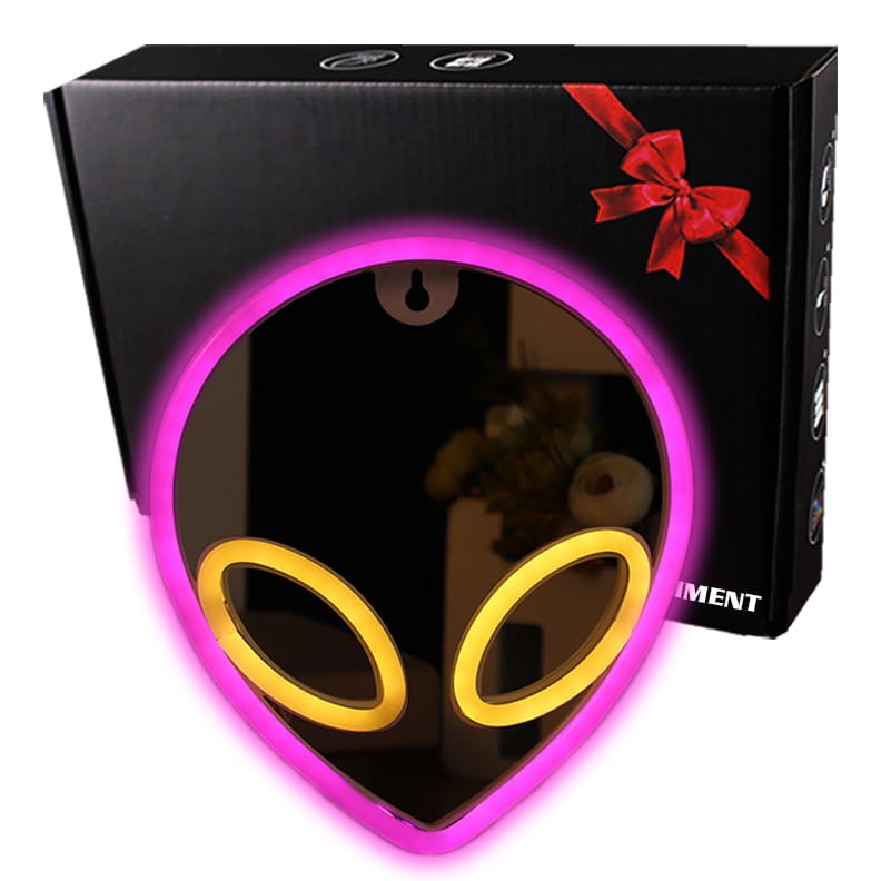 Gotowy Neon led USB na ścianę znak Kosmita