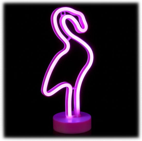 Lampka Nocna 3D LED NEON Flamingo Flaming USB