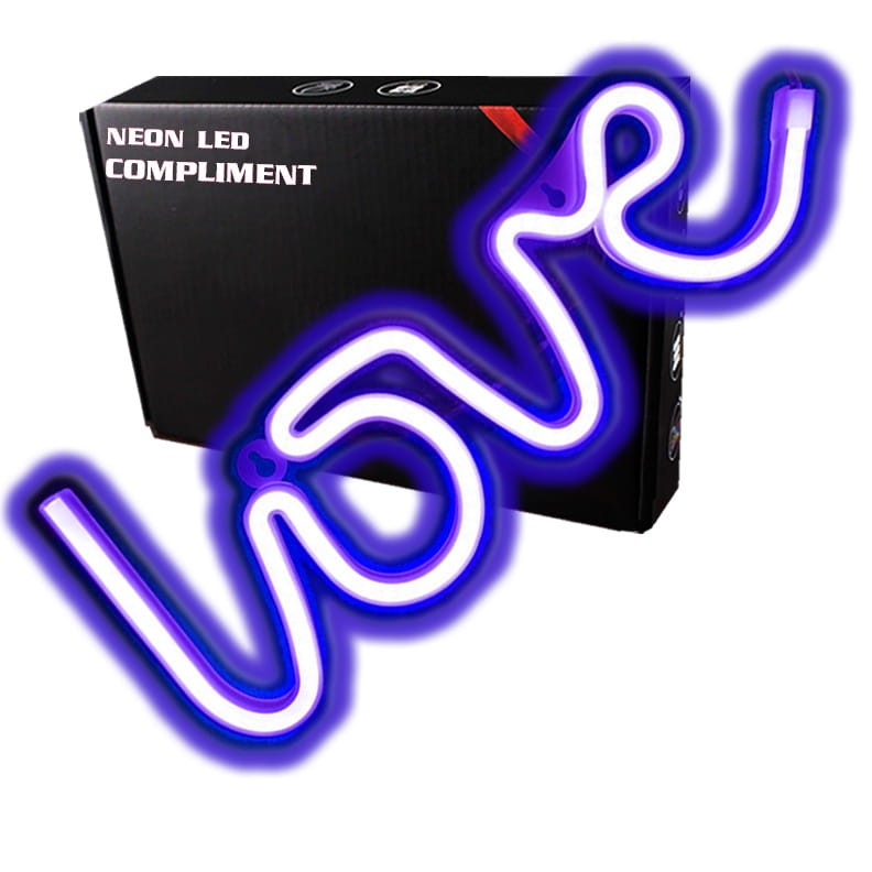 Neon LED Duży USB prezent Na ścianę Love