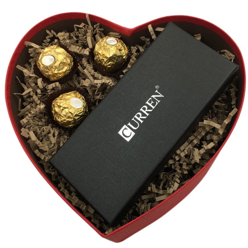 Curren Luxury Men's Watch w markowym pudełku Curren