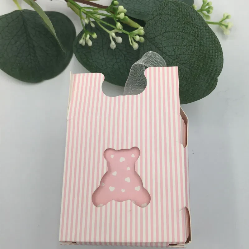 Urocze pudełko "Miś dla dziecka" ze słodyczami