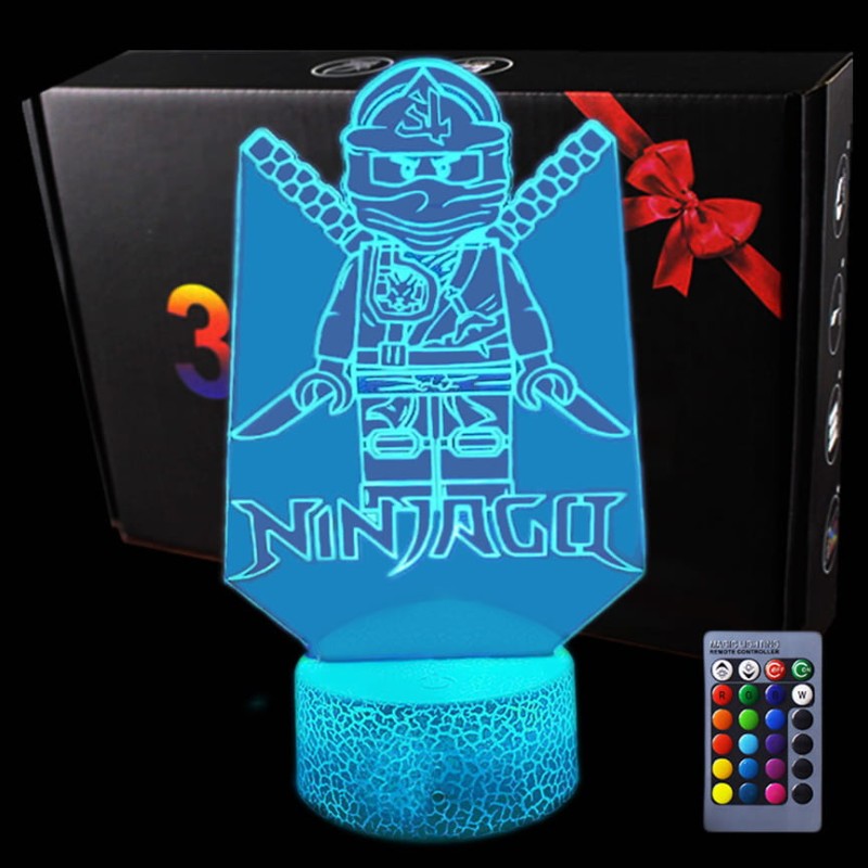 Lampka 3D led usb Ninjago Lego Klocki