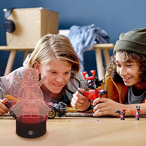 Lampka 3D led usb Ninjago Lego Klocki
