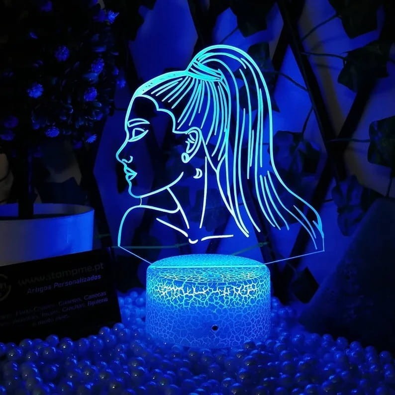 Lampka 3D led usb ARIANA GRANDE