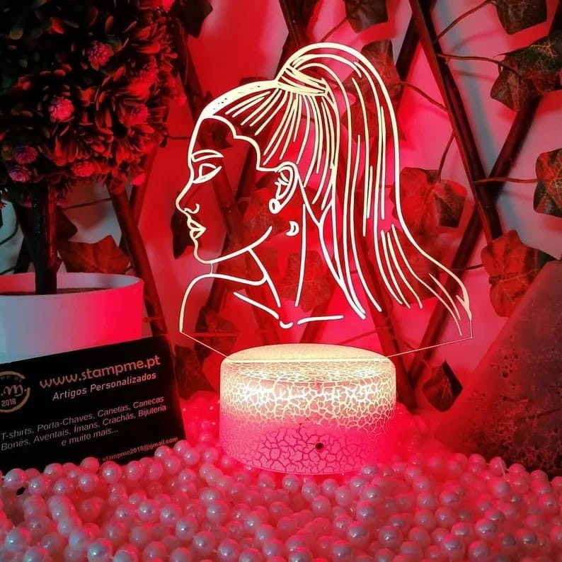 Lampka 3D led usb ARIANA GRANDE