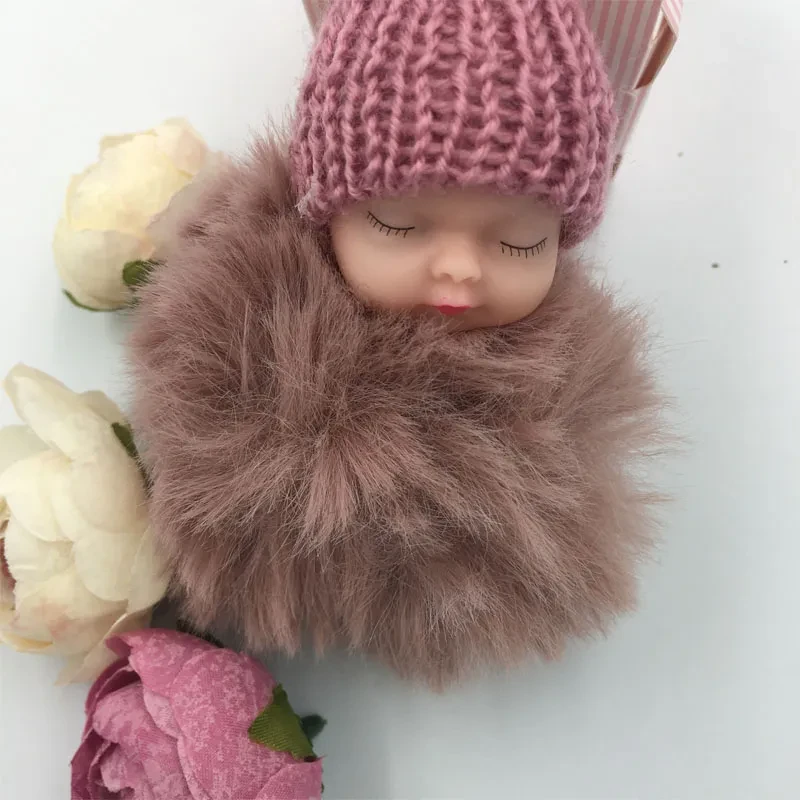 Pompon brelok pluszowy 3D