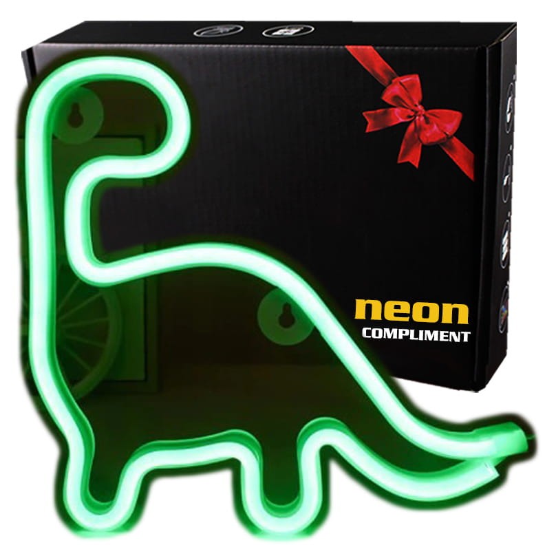 Gotowy Neon led USB na ścianę znak dinozaur