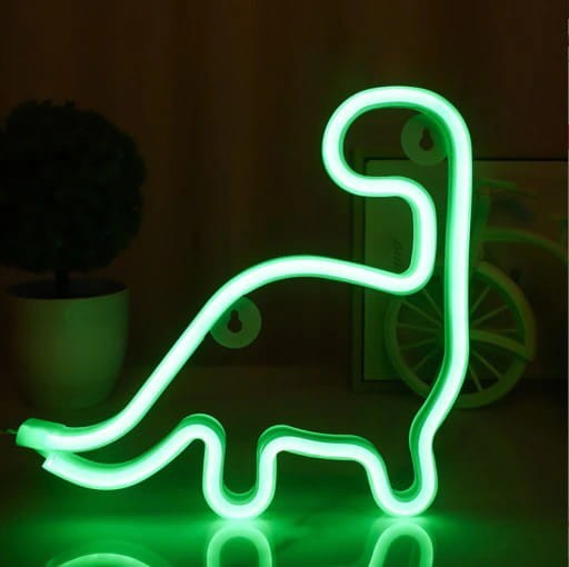Gotowy Neon led USB na ścianę znak dinozaur