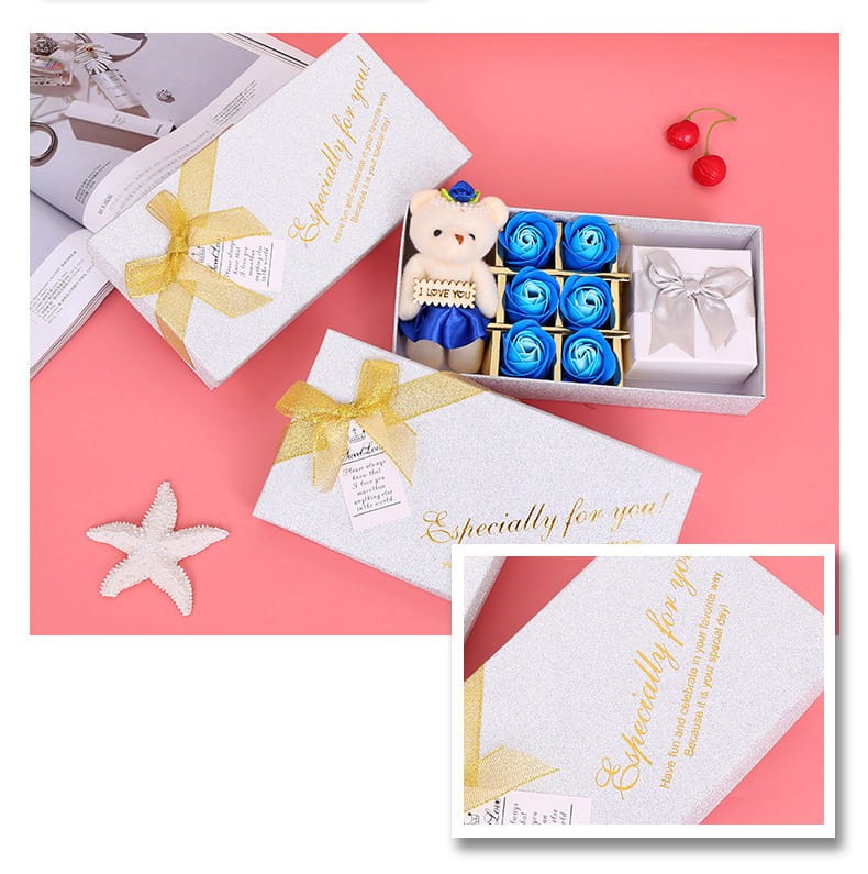 Holenderski Zestaw prezent na Dzień Matki niebieski