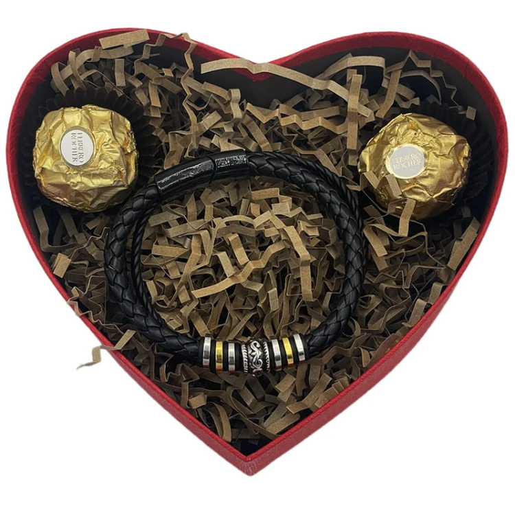 Wyjątkowy Gift Box z Skórzaną Bransoletką