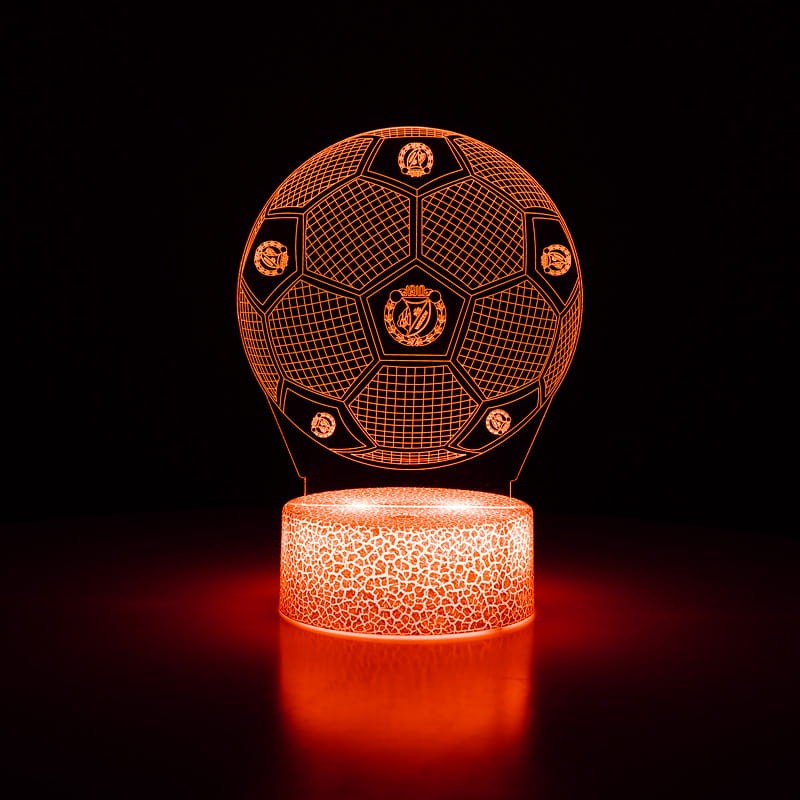Lampka 3D USB Widzew Łódź – sportowy klimat i 16 kolorów.