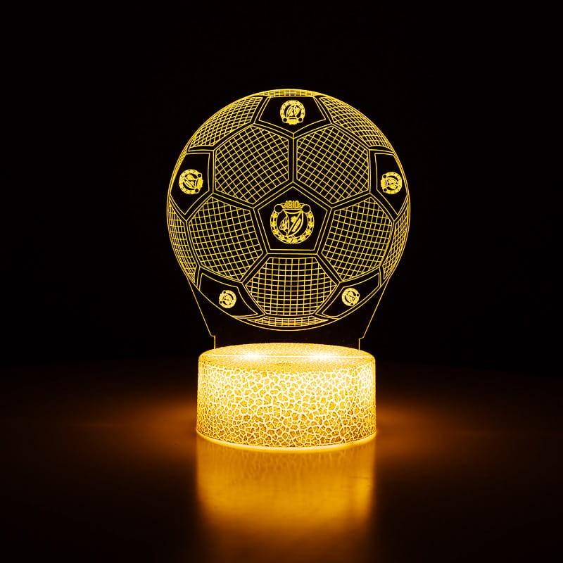 RTS Widzew 3D LED – nocna lampka USB dla kibiców klubu.