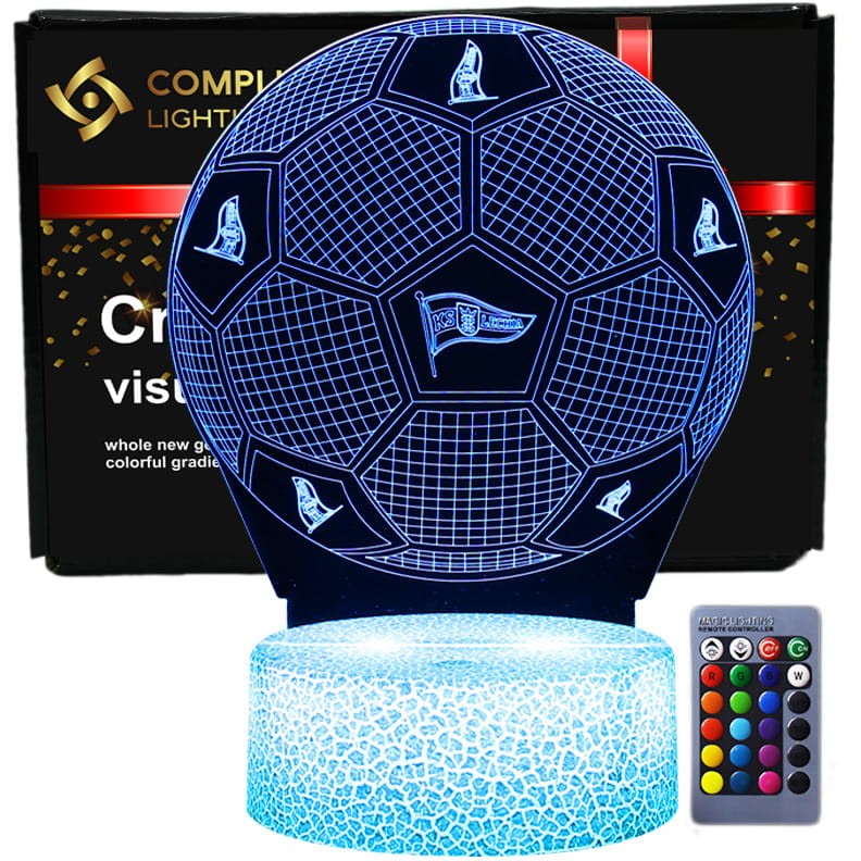 Lampka 3D nocna led usb KS Lechia Piłka Nożna