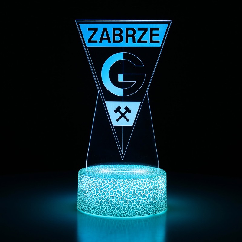 Górnik Zabrze II – lampka 3D LED dla młodego piłkarza i wiernego kibica!