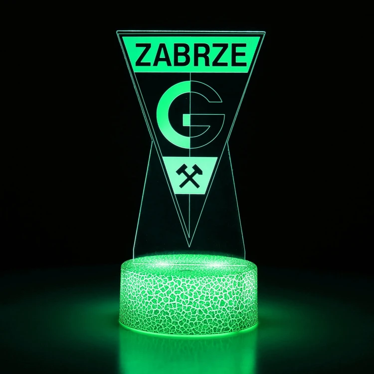 Górnik Zabrze II – lampka 3D LED dla młodego piłkarza i wiernego kibica!
