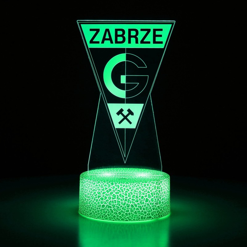 Górnik Zabrze II – lampka 3D LED dla młodego piłkarza i wiernego kibica!