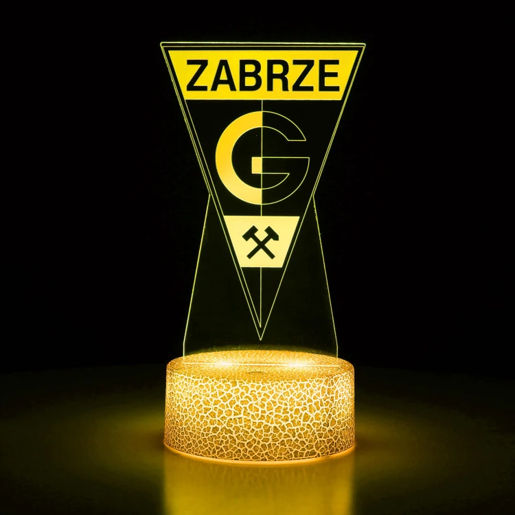Górnik Zabrze II – lampka 3D LED dla młodego piłkarza i wiernego kibica!