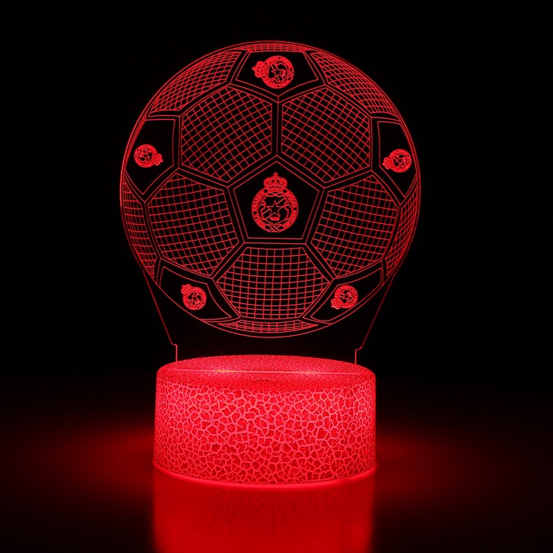 Piłkarska lampka 3D Wisła Kraków – stylowy gadżet dla fana ekstraklasy i krakowskiego klubu