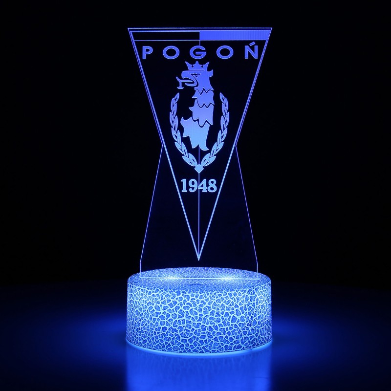 Piłkarska lampka 3D Pogoń Szczecin – świetny prezent dla kibica ligi polskiej.
