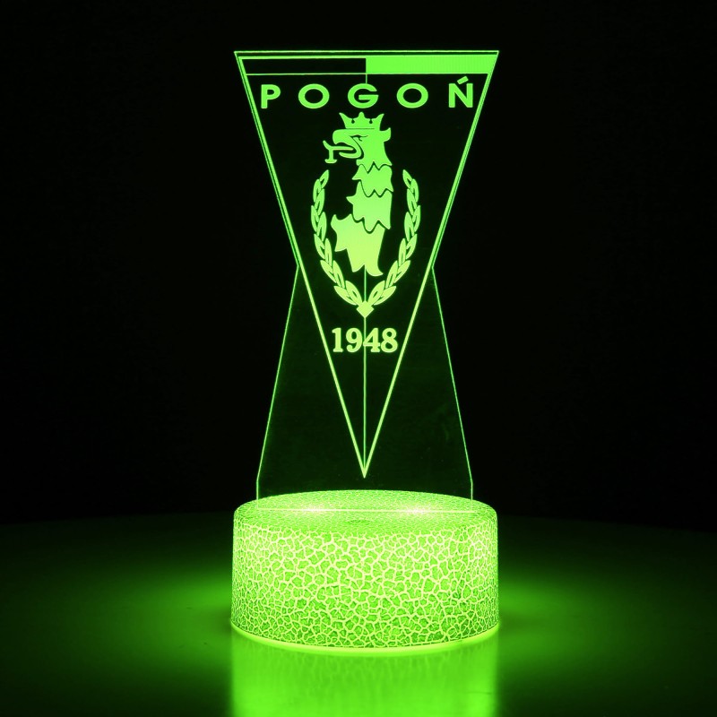 Personal 3D Lamp Pogoń Szczecin – oryginalna lampka LED USB dla kibiców Portowców.