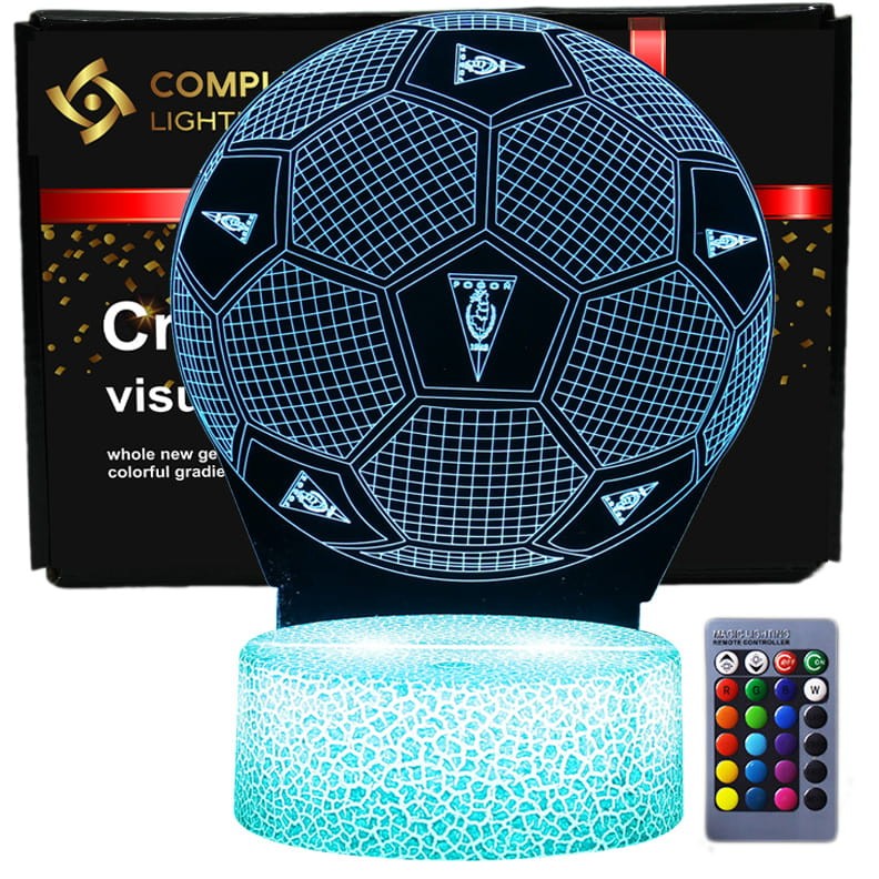 Lampka 3D nocna led usb Pogoń Piłka Nożna