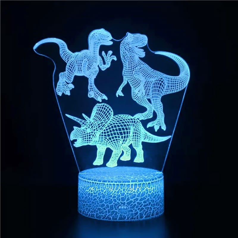 Lampka Nocna 3D lampa do wizualizacji 3D Dinozaury Park Jurajski