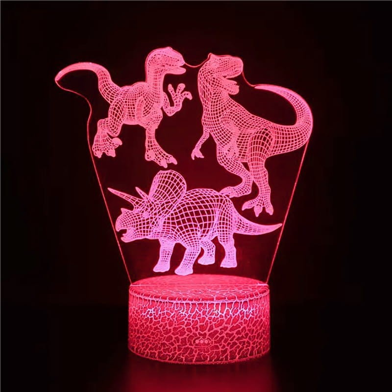 Lampka Nocna 3D lampa do wizualizacji 3D Dinozaury Park Jurajski