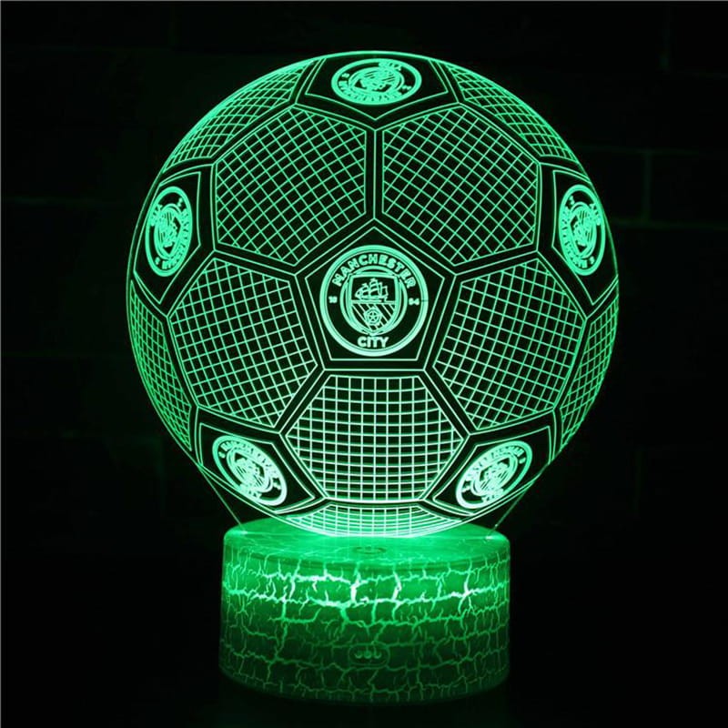Lampka Nocna 3D lampa do wizualizacji 3D MANCHESTER UNITED Piłka