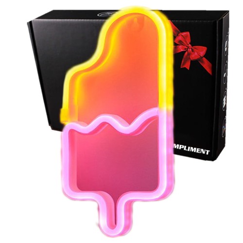 Gotowy Neon led USB na ścianę lody