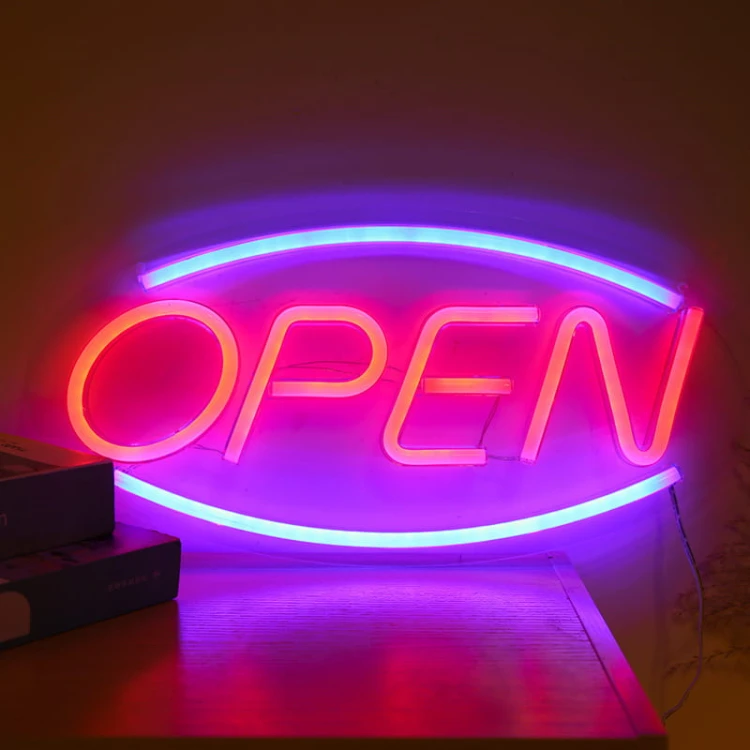 Compliment Neon Duży LED USB Na ścianę Open