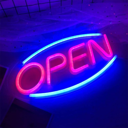 Compliment Neon Duży LED USB Na ścianę Open