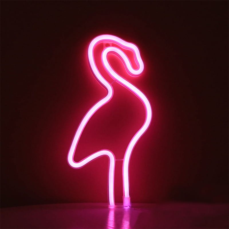 Lampka led neonowa 3D flaming