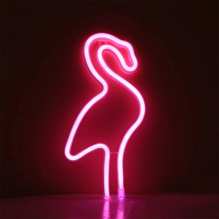 Lampka led neonowa 3D flaming