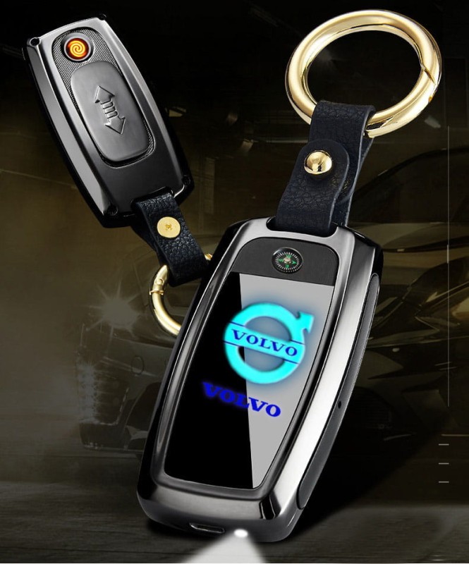 Prezent z klasą Lighter Elegancki Brelok Volvo Zapalniczka Led
