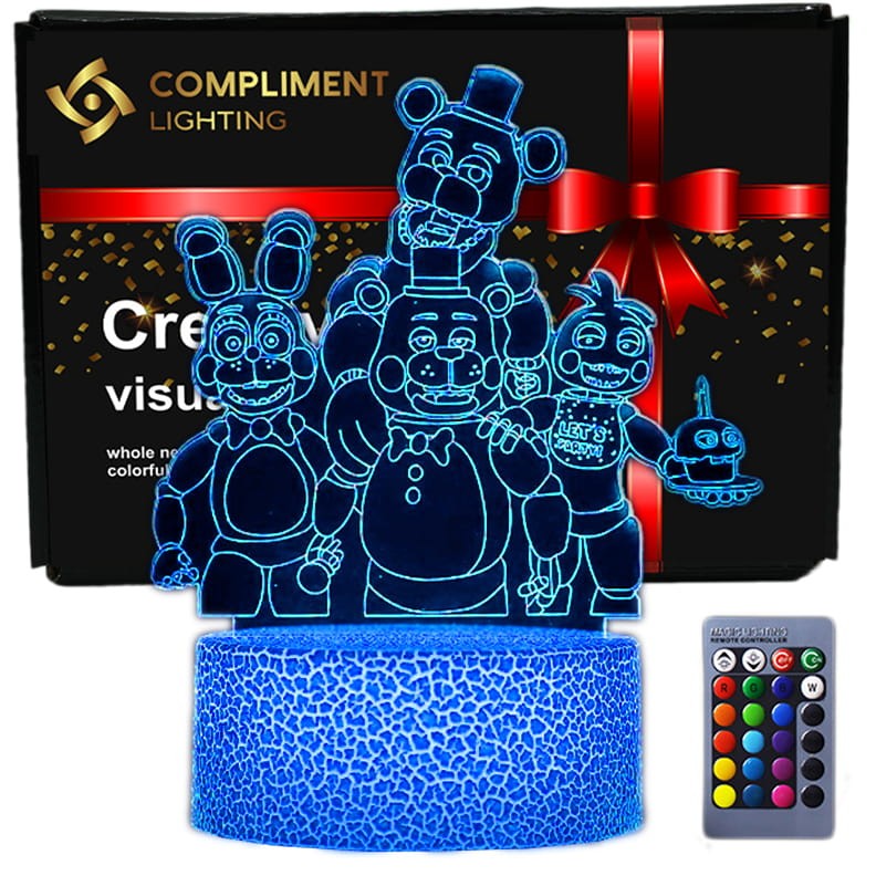 Lampka 3D nocna led usb na prezent Five Nights at Freddy’s