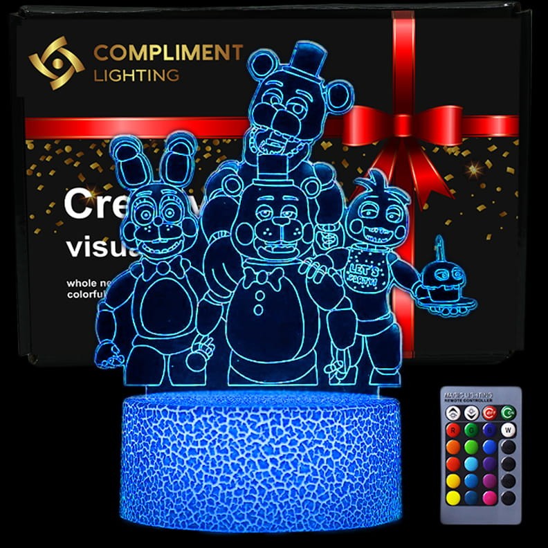 Lampka 3D nocna led usb na prezent Five Nights at Freddy’s
