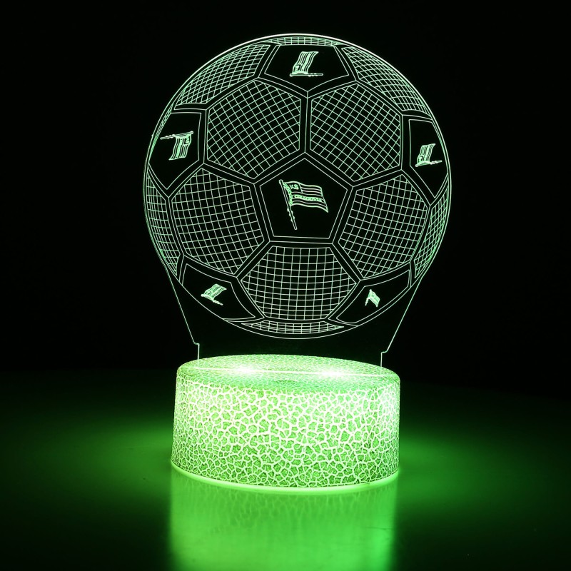 LED 3D Cracovia – stylowa dekoracja pokoju kibica.